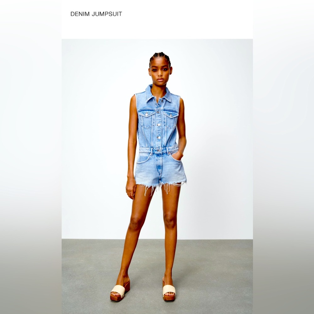 Denim jumpsuit